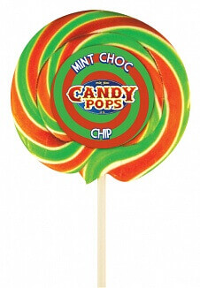 Läs mer om Candy Pops - Mint Choc Chip 75g