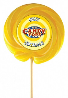 Läs mer om Candy Pops - Fizzy Lemonade 75g