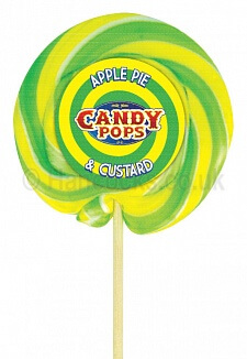 Läs mer om Candy Pops - Apple Pie & Custard 75g