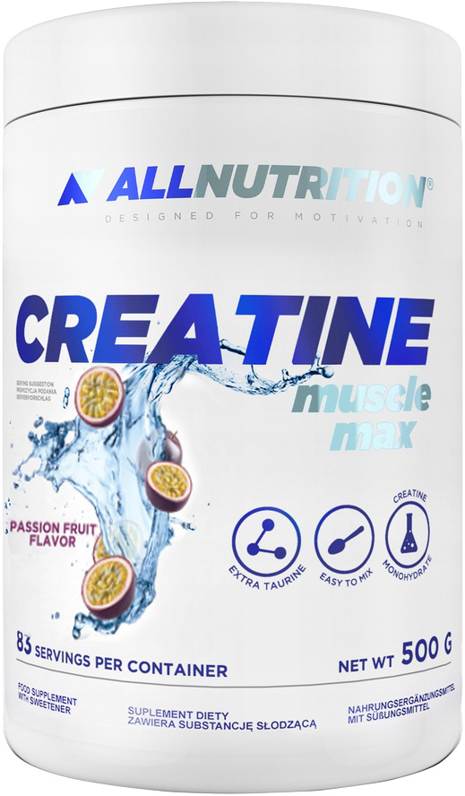 Läs mer om Allnutrition Creatine Muscle Max - Passion Fruit 500g