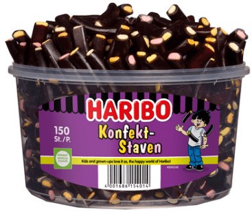 Läs mer om Haribo Konfektstaven 1.2kg