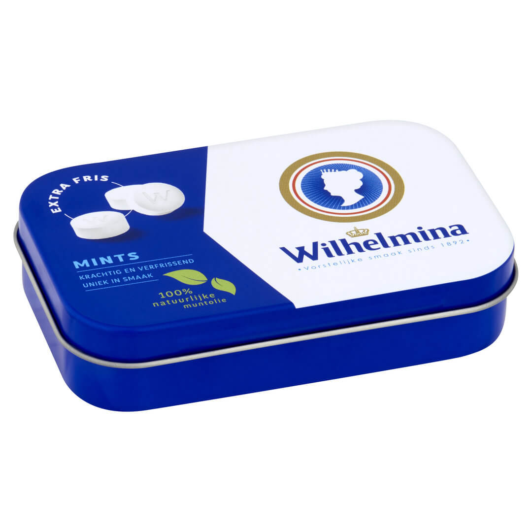 Wilhelmina Mini Mint Blikje 50g
