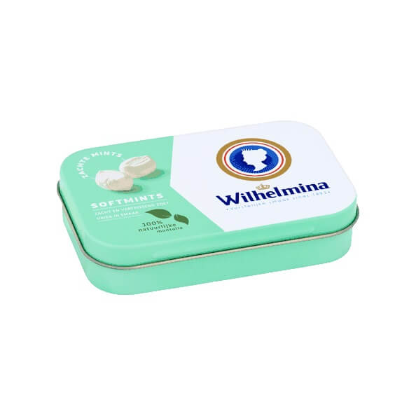 Wilhelmina Mini Softmints Blikje 50g