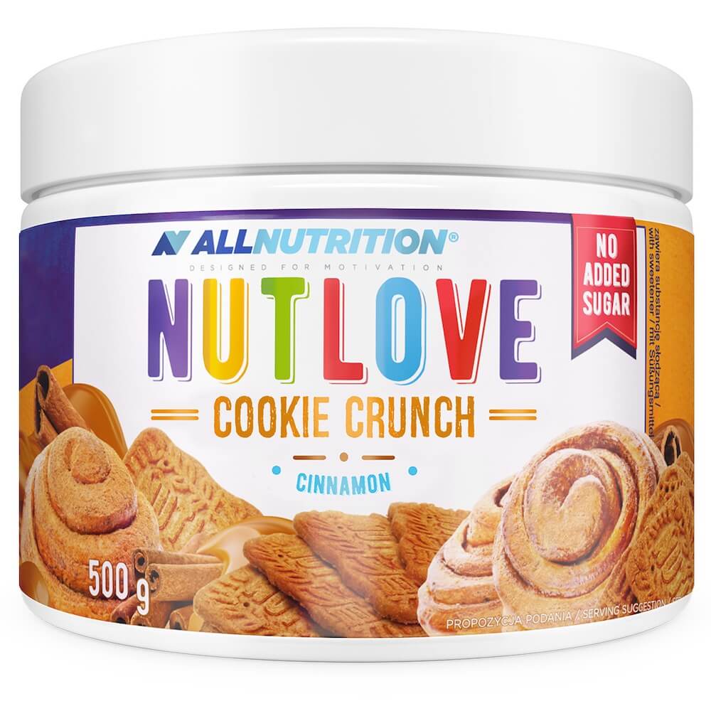 Läs mer om Allnutrition Nutlove Cookie Crunch Cinnamon 500g