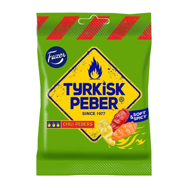 Läs mer om Fazer Tyrkisk Peber Chili Pebers 120g