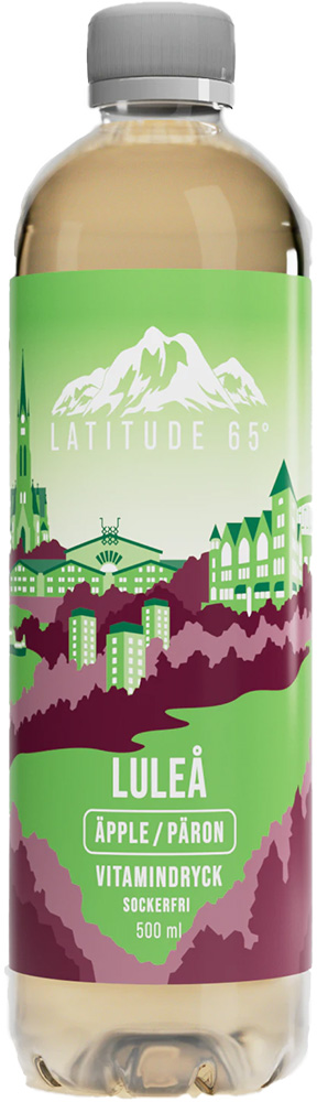 Läs mer om Latitude 65 Vitamindryck - Luleå Äpple/Päron 50cl