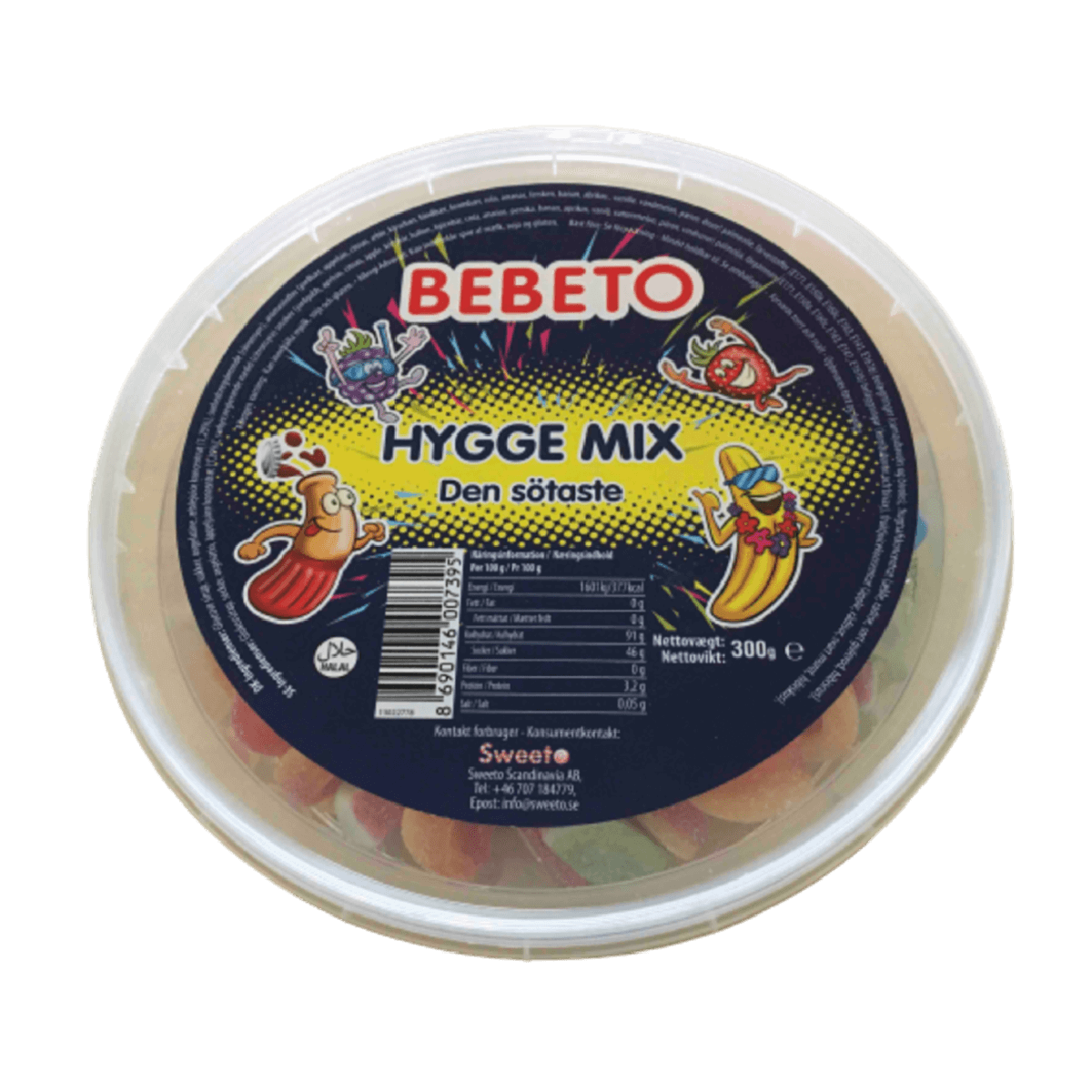 Läs mer om Bebeto Hygge Mix Fizzy 300g