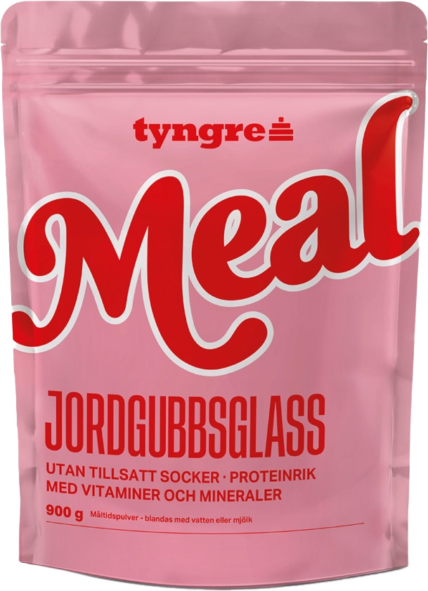 Läs mer om Tyngre Meal Jordgubbsglass 900g