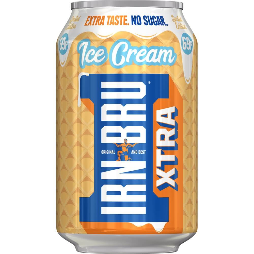 Barr Irn Bru Xtra Ice Cream LTD 330ml