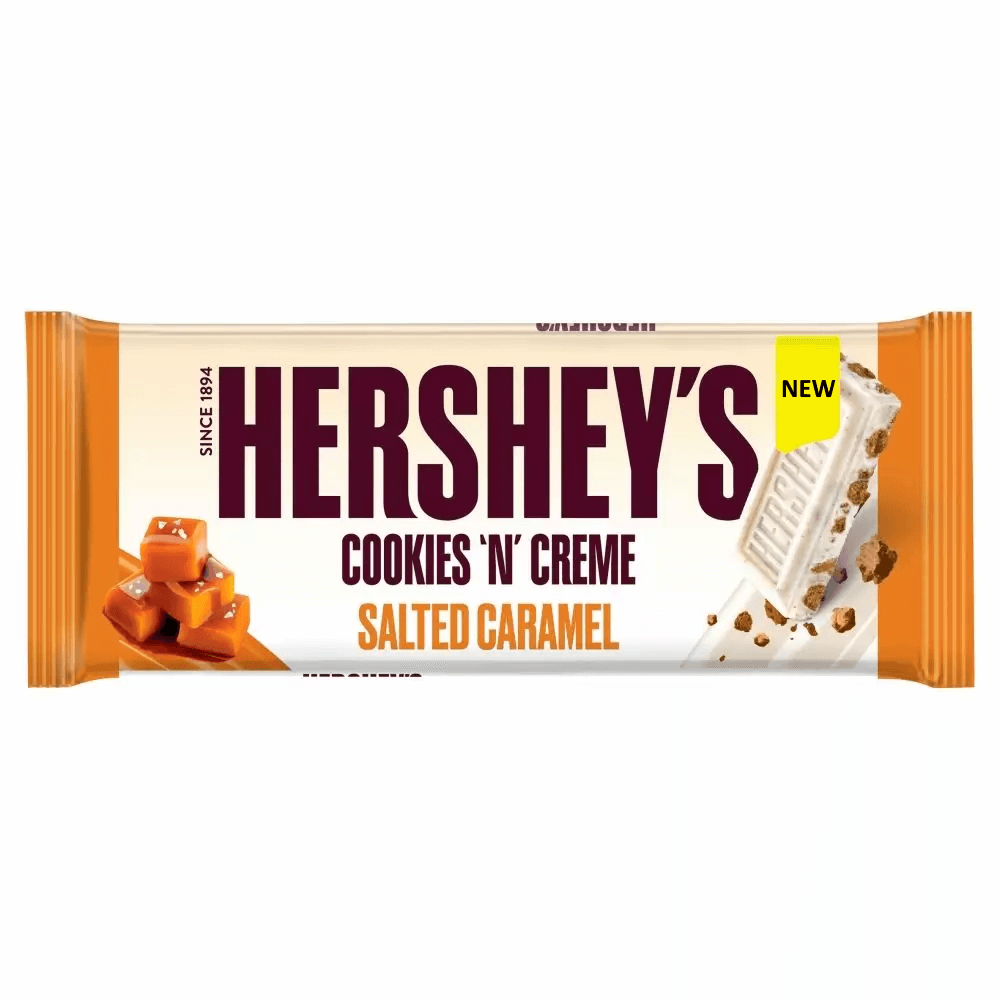Läs mer om Hersheys Cookies n Creme Salted Caramel 90g