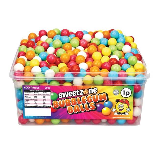 Läs mer om Sweetzone Bubblegum Balls 960g