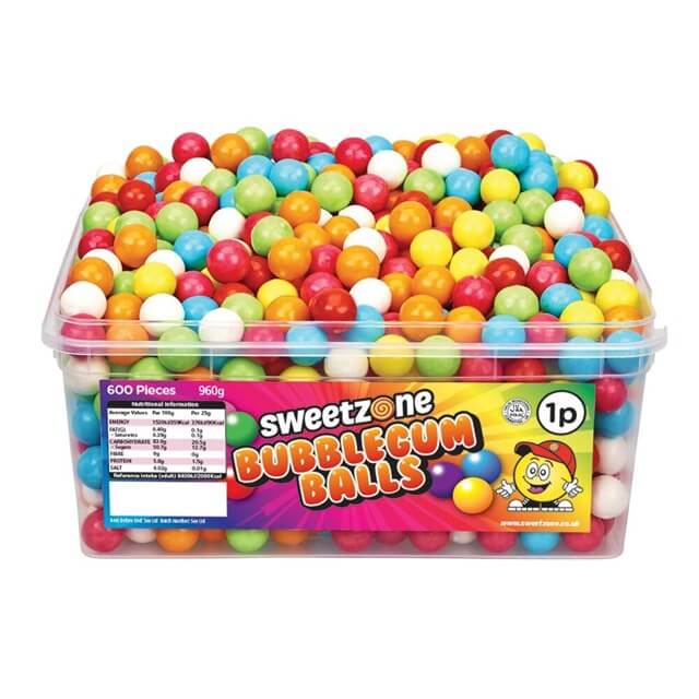 Sweetzone Bubblegum Balls 960g