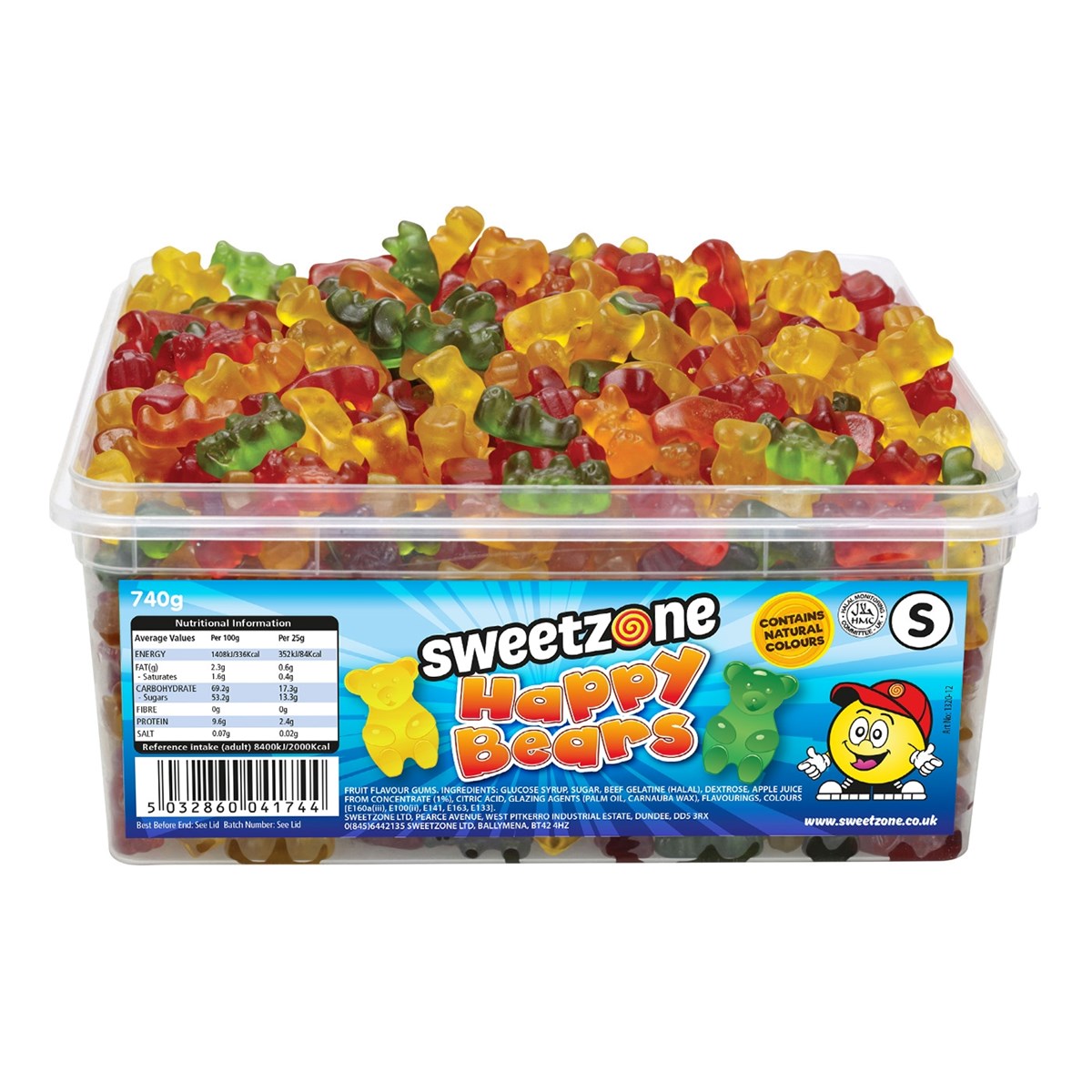 Sweetzone Tubs Happy Bears 805g