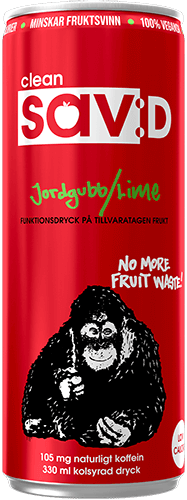 Clean Drink Sav:D - Jordgubb Lime 33cl