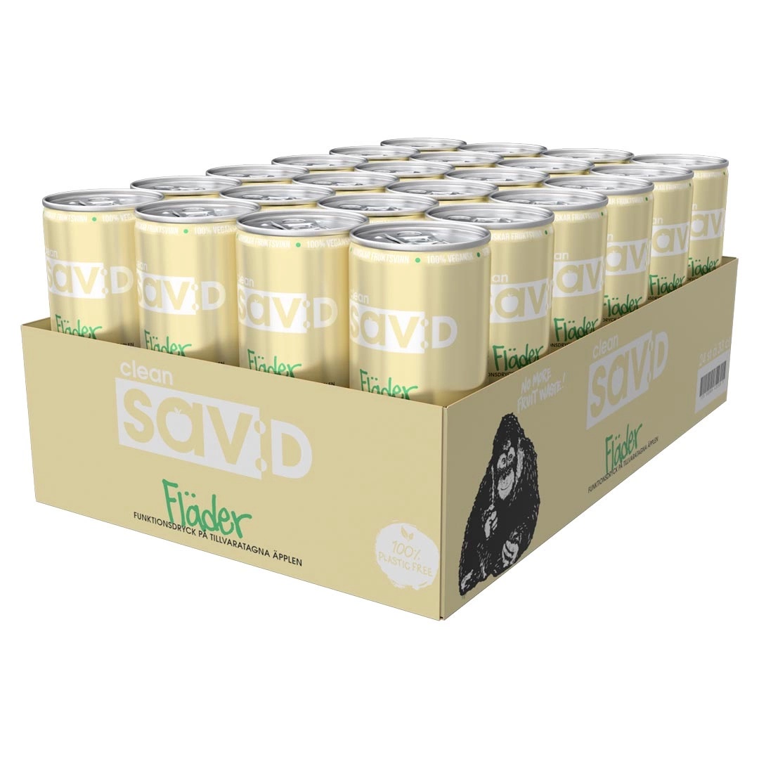 Läs mer om Clean Drink Sav:D - Fläder 33cl x 24st