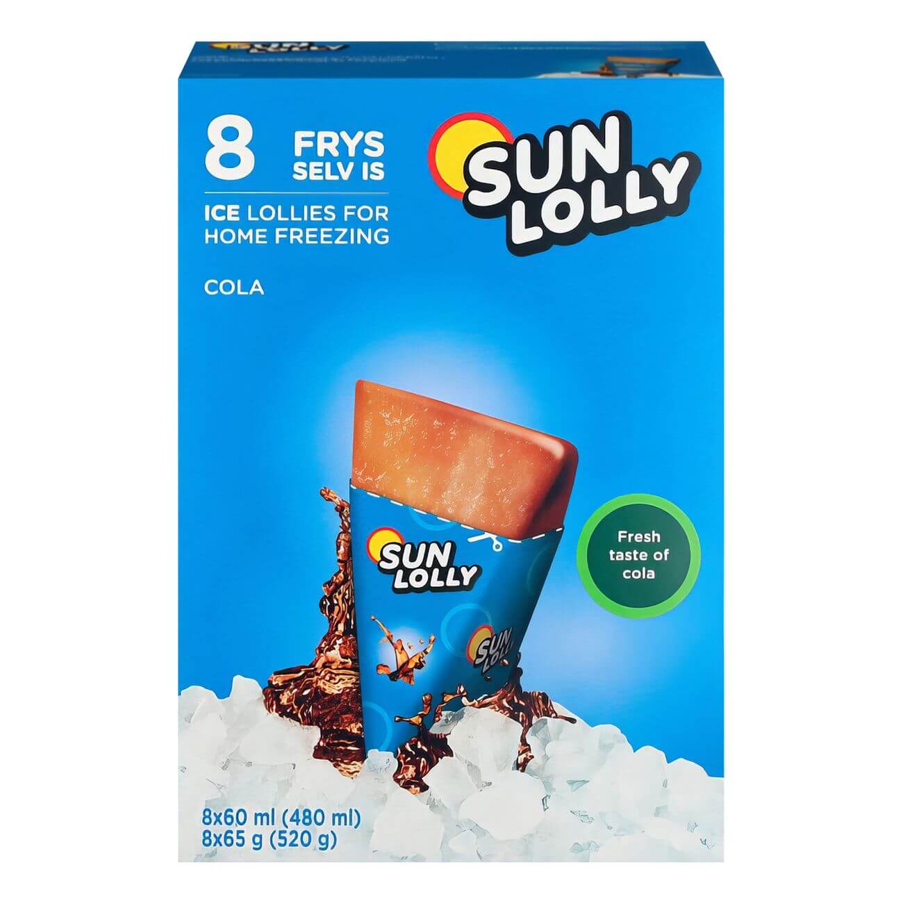 Läs mer om Sun Lolly Ice Lollies - Cola 520g