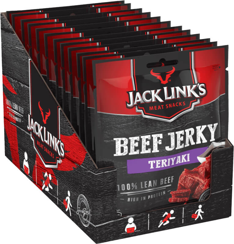 Läs mer om Jack Links Beef Jerky - Teriyaki 70g x 12st