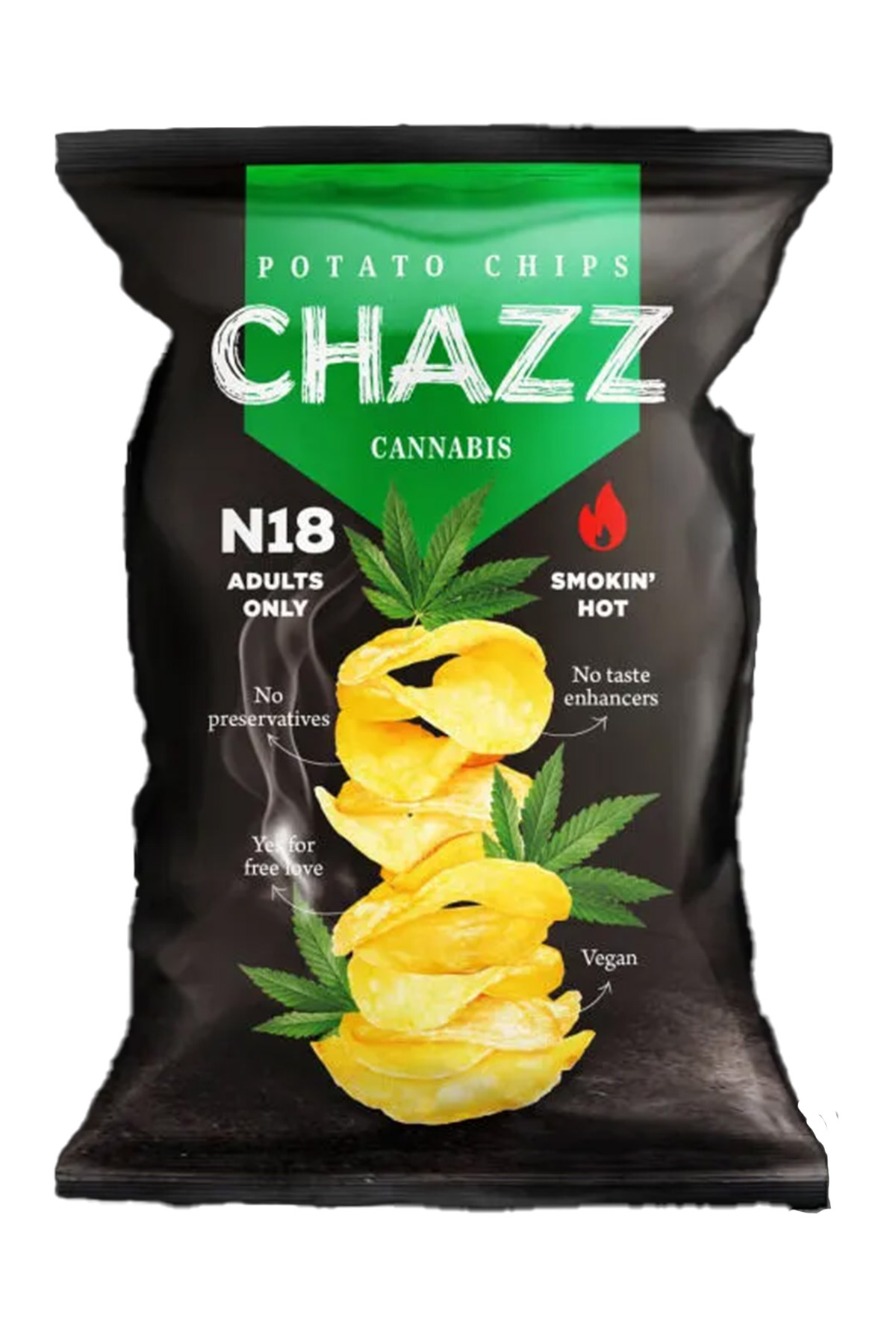 Chazz Hemp & Jalapeno Flavour Chips 90g