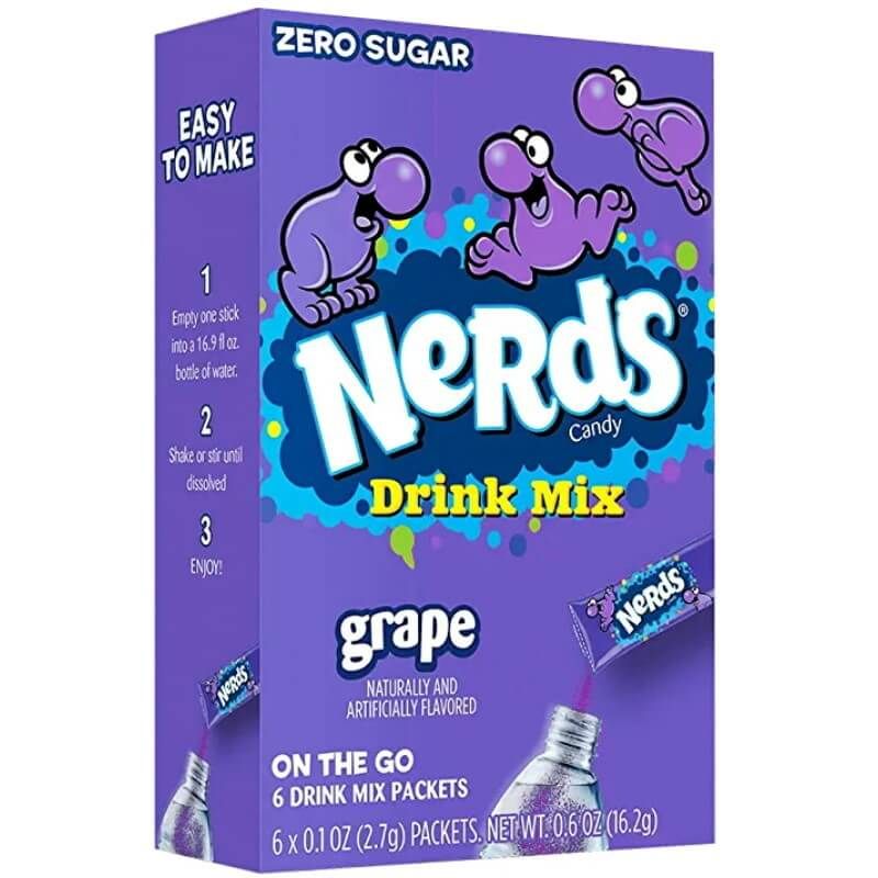 Läs mer om Nerds Drink Mix - Grape 6-pack