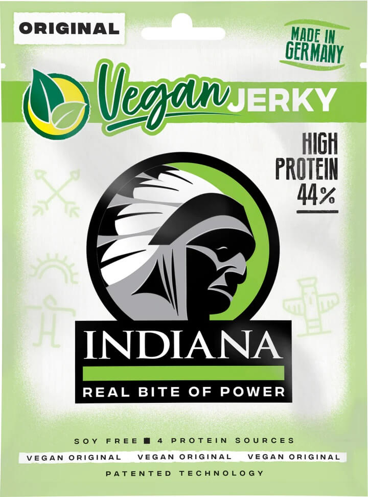 Läs mer om Indiana Vegan Jerky Original 25g