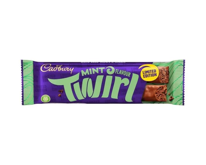 Läs mer om Cadbury Twirl Mint 43g