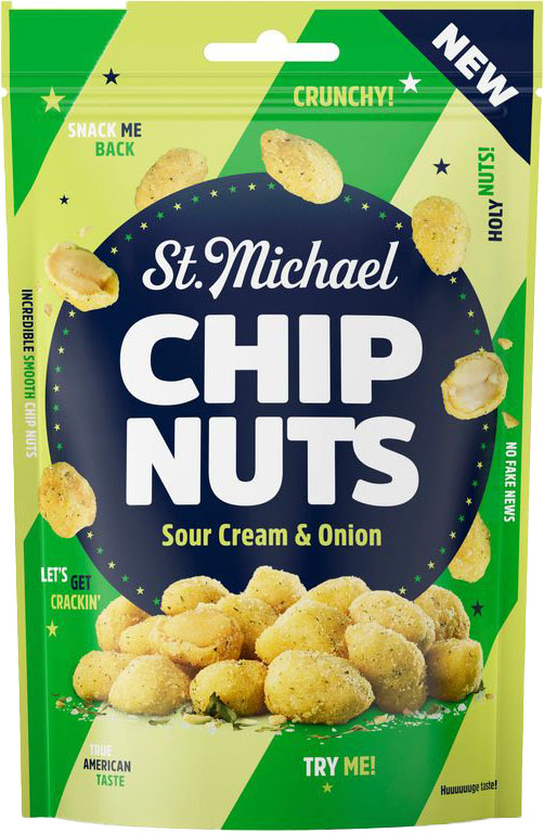 St Michael Chip Nuts Sourcream & Onion 110g