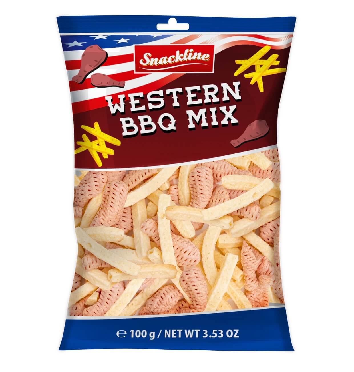 Läs mer om Snackline BBQ Mix 100g