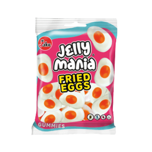 Läs mer om Jake Jelly Mania Fried Eggs 100g