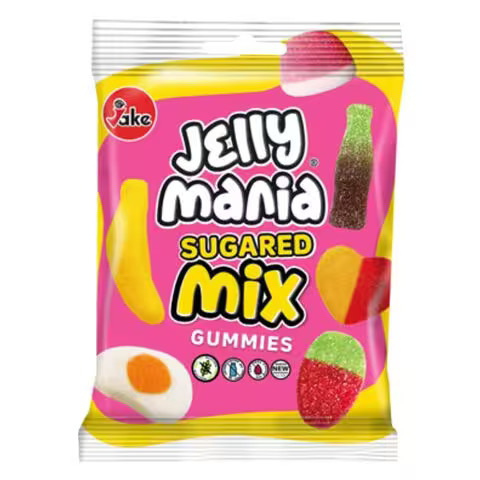Läs mer om Jake Jelly Mania Sugared Mix 70g