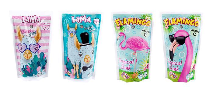 Sweet n Fun Lama/Flamingo Tropical Drink 200ml