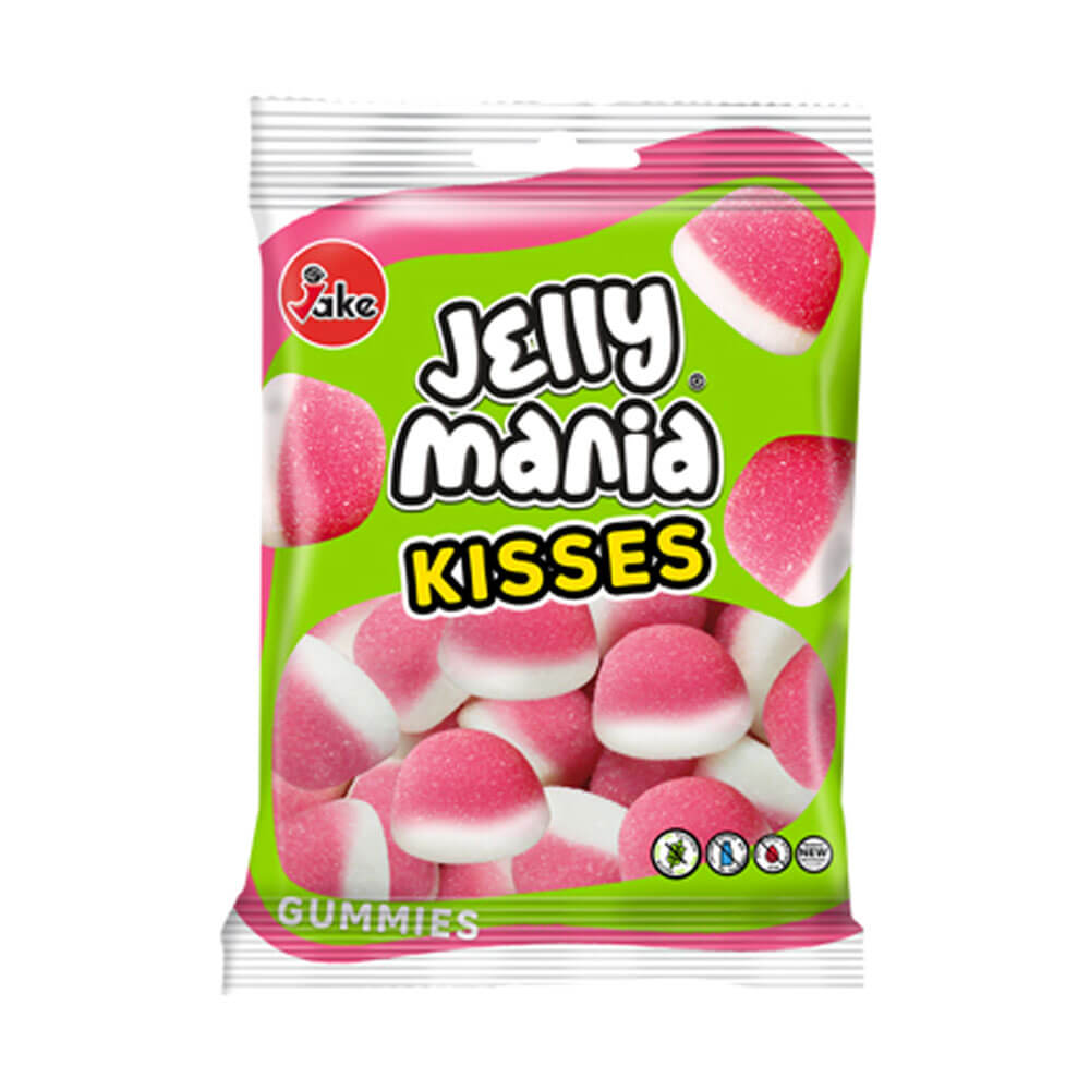 Läs mer om Jake Jelly Mania Kisses 70g