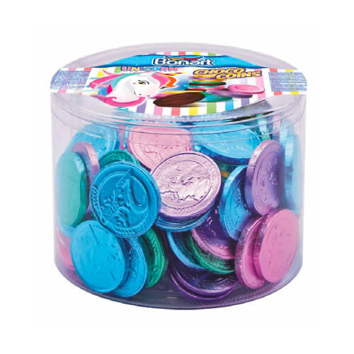 Läs mer om Unicorn Choco Coins 650g