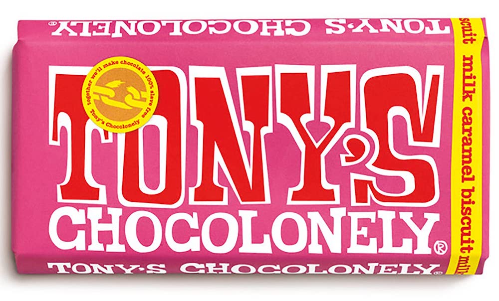 Läs mer om Tonys Chocolonely Milk Chocolate Caramel Biscuit 180g