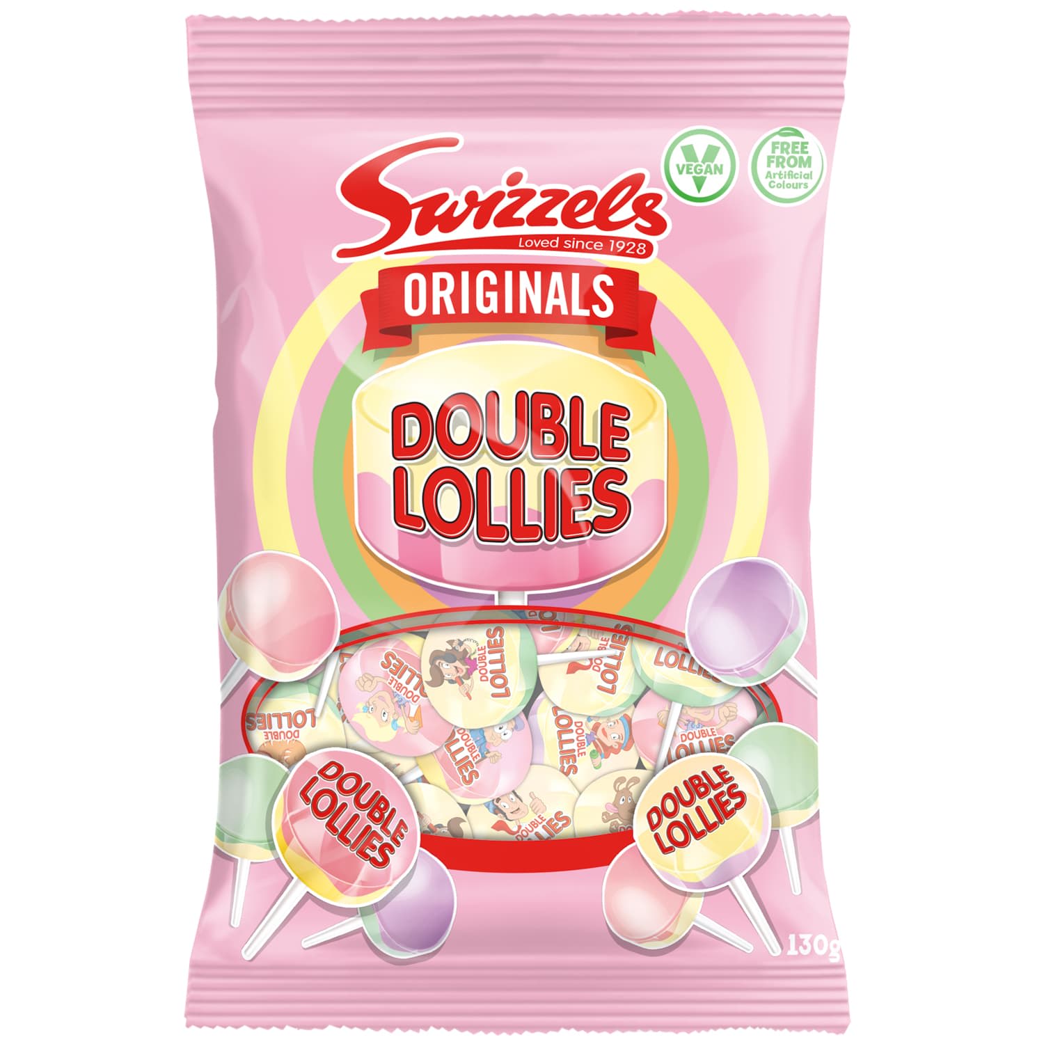 Läs mer om Swizzels Double Lollies 130g