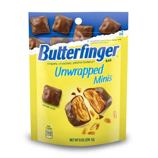 Läs mer om Butterfinger Unwrapped Minis 226g
