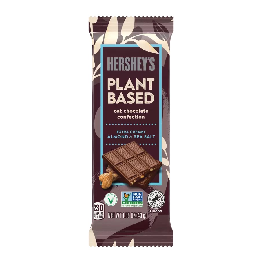 Läs mer om Hersheys Plant Based Chocolate Almond & Sea Salt 44g