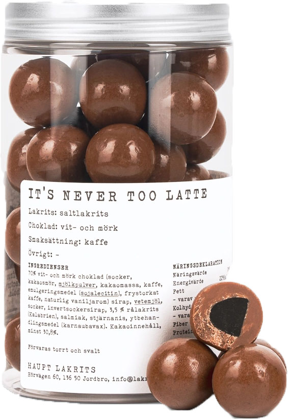 Haupt Lakrits - Its Never Too Latte 250g
