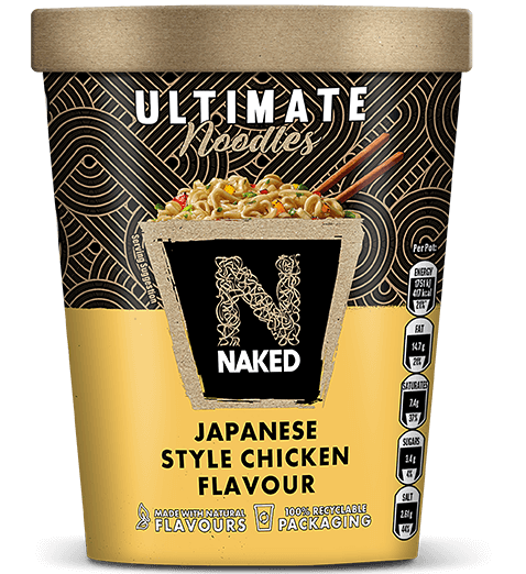 Läs mer om Naked Ultimate Japanese Style Chicken Flavour Noodles 90g