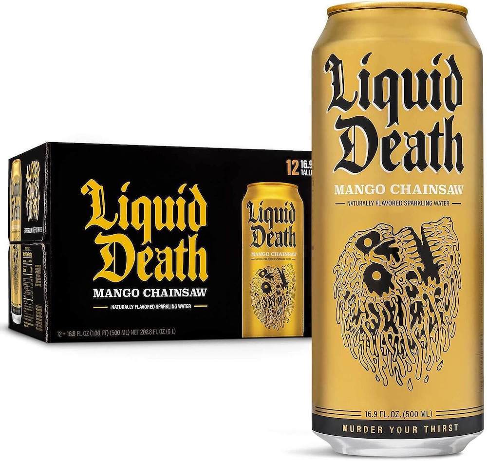 Liquid Death Sparkling Water Mango Chainsaw 500ml x 12st