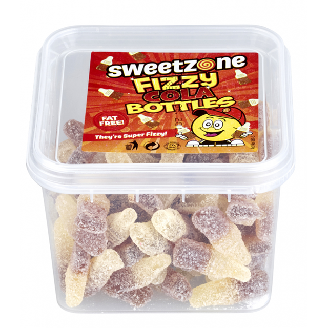 Läs mer om Sweetzone Tubs Fizzy Cola Bottles 170g