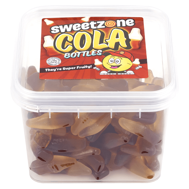 Läs mer om Sweetzone Tubs Cola Bottles 170g