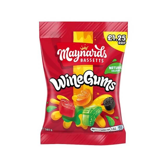 Läs mer om Maynards Bassetts Wine Gums 165g