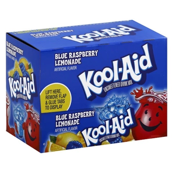 Läs mer om Kool-Aid Soft Drink Mix - Blue Raspberry Lemonade 6.2g x 48st
