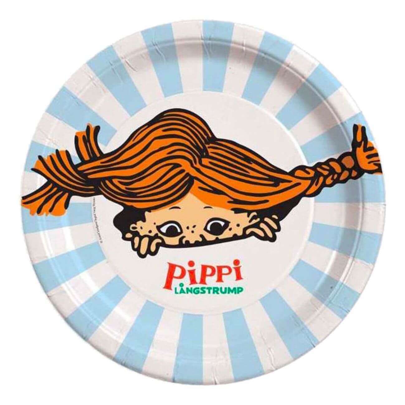 Läs mer om Papperstallrikar Pippi Långstrump 8-pack