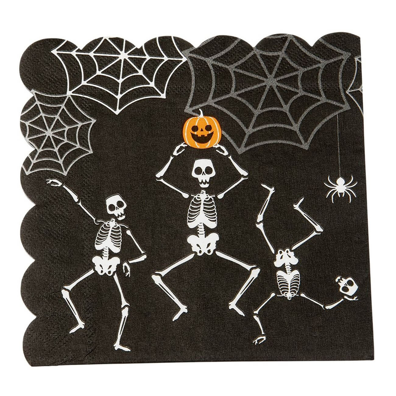 Servetter Halloween Skelett 16-pack