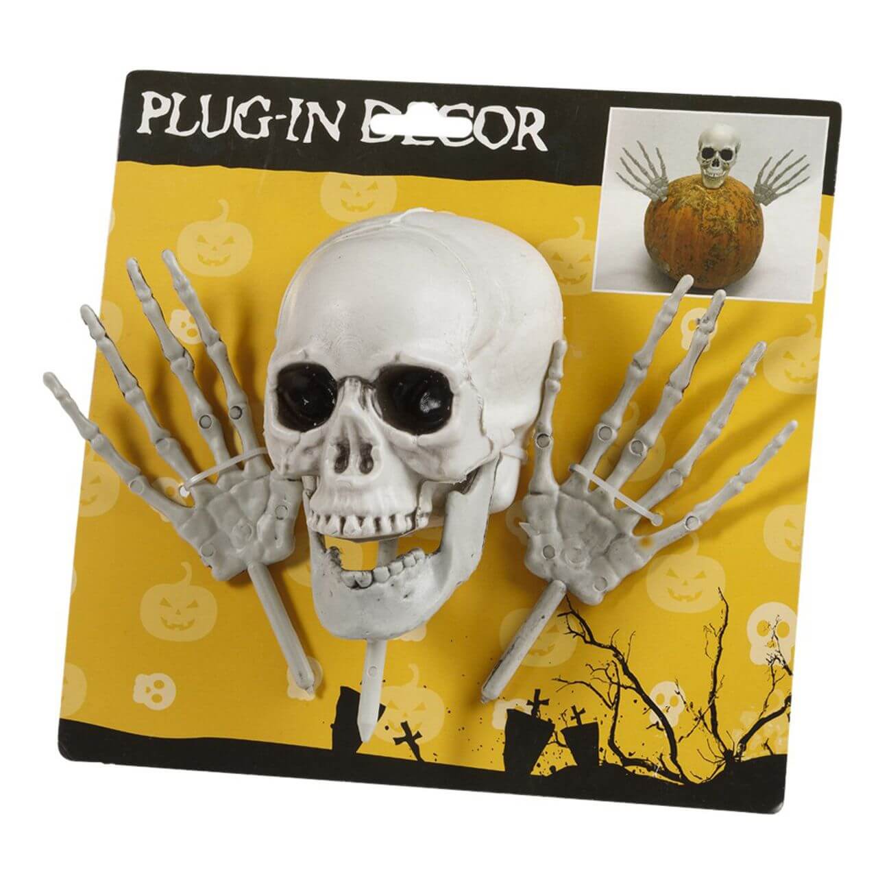 Skelett till Pumpa Dekorationskit | Festartiklar | Gottegrisen