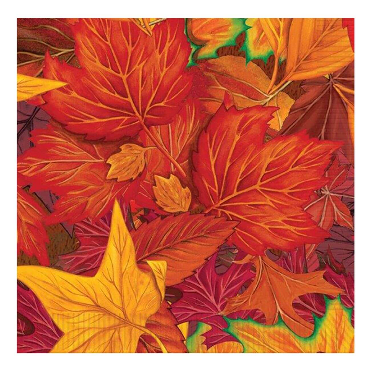 Servetter Höstlöv 16-pack | Festartiklar - Engångsartiklar | Gottegrisen