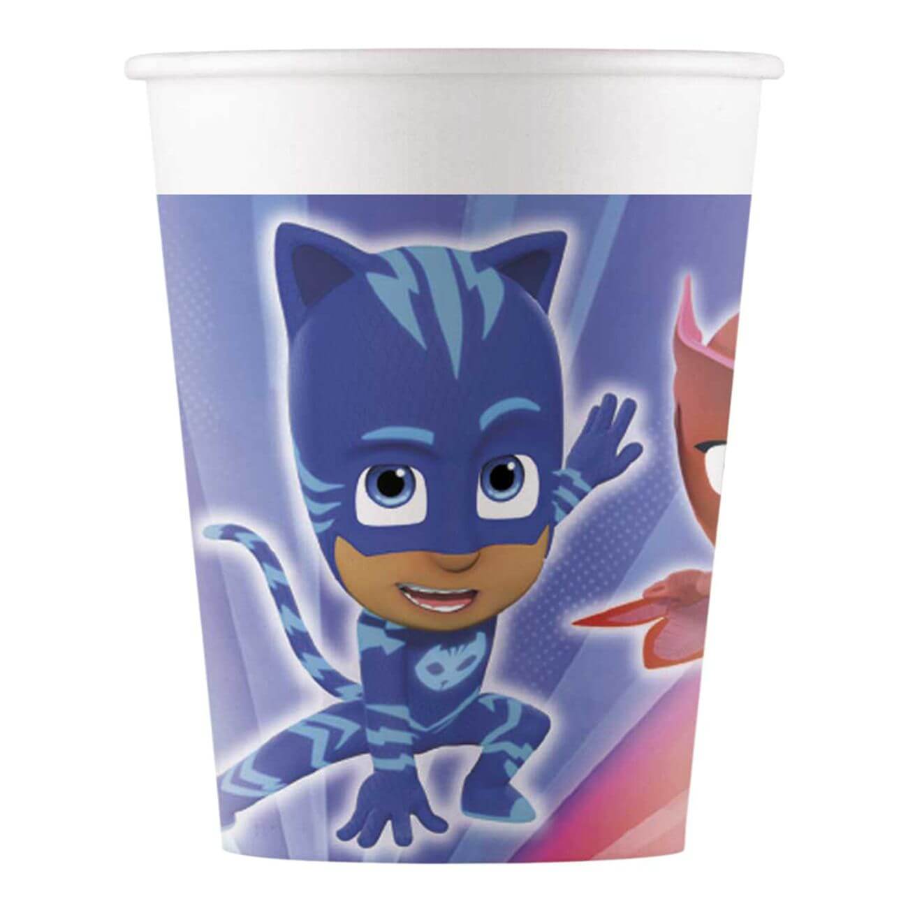 Produktfoto för Pappersmuggar Pyjamashjältarna 8-pack
