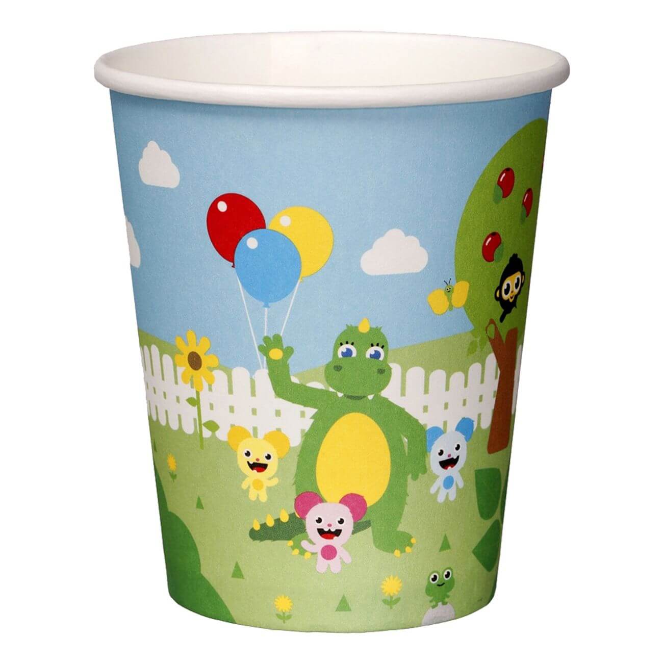 Pappersmuggar Bolibompa 8-pack | Festartiklar - Festteman - Kalastillbehör - Bolibompa-kalas | Gottegrisen