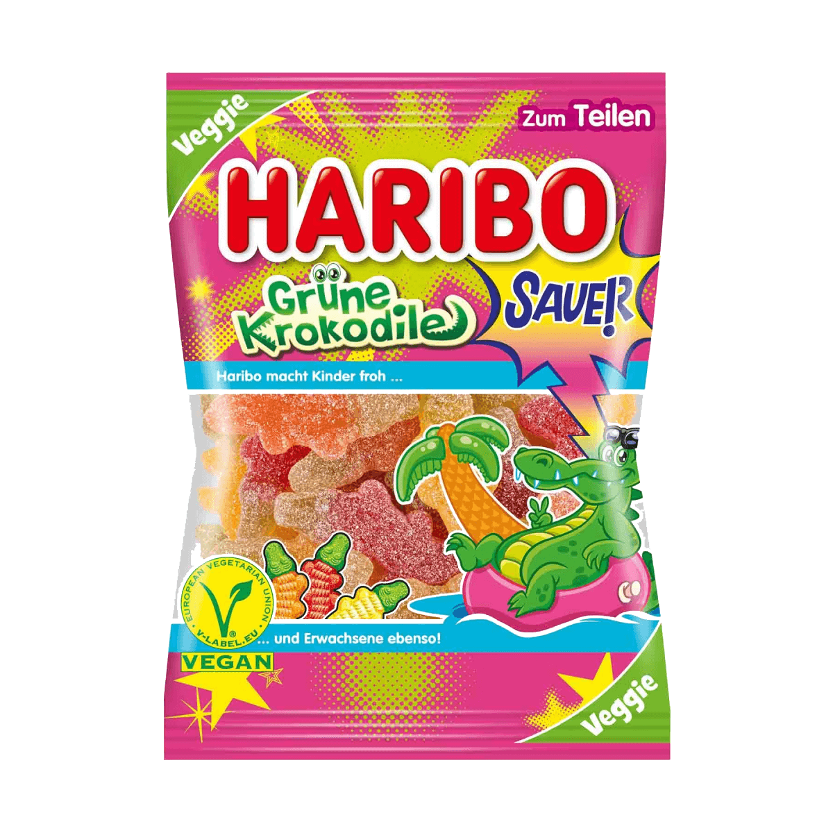 Läs mer om Haribo Krokodile 175g